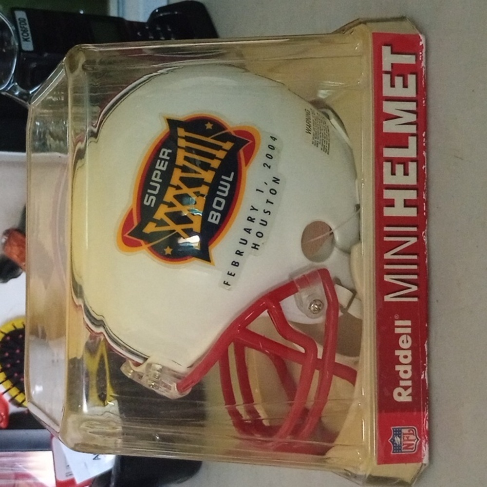 Riddell Super Bowl XXXVIII Mini Helmet